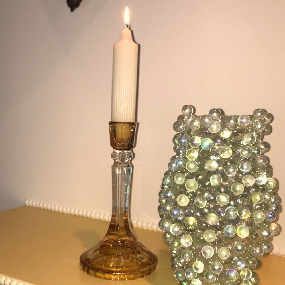 Crystal candlestick